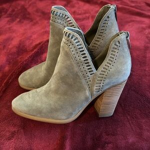 Vince Camuto suede booties, size 6.5